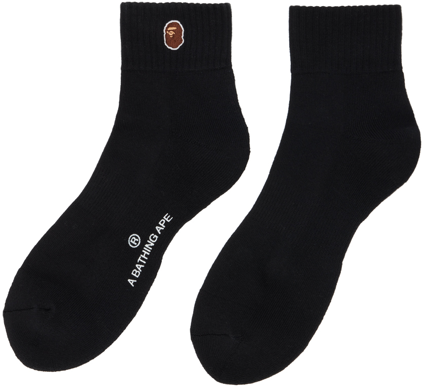 BAPE Black Ape Head Ankle Socks