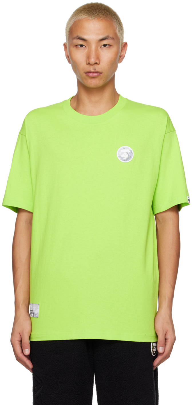 AAPE by A Bathing Ape Green Patch T-Shirt