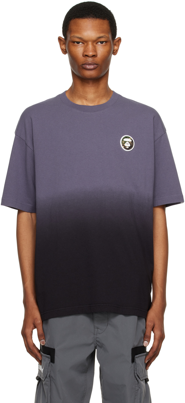 Purple & Black Patch T-Shirt