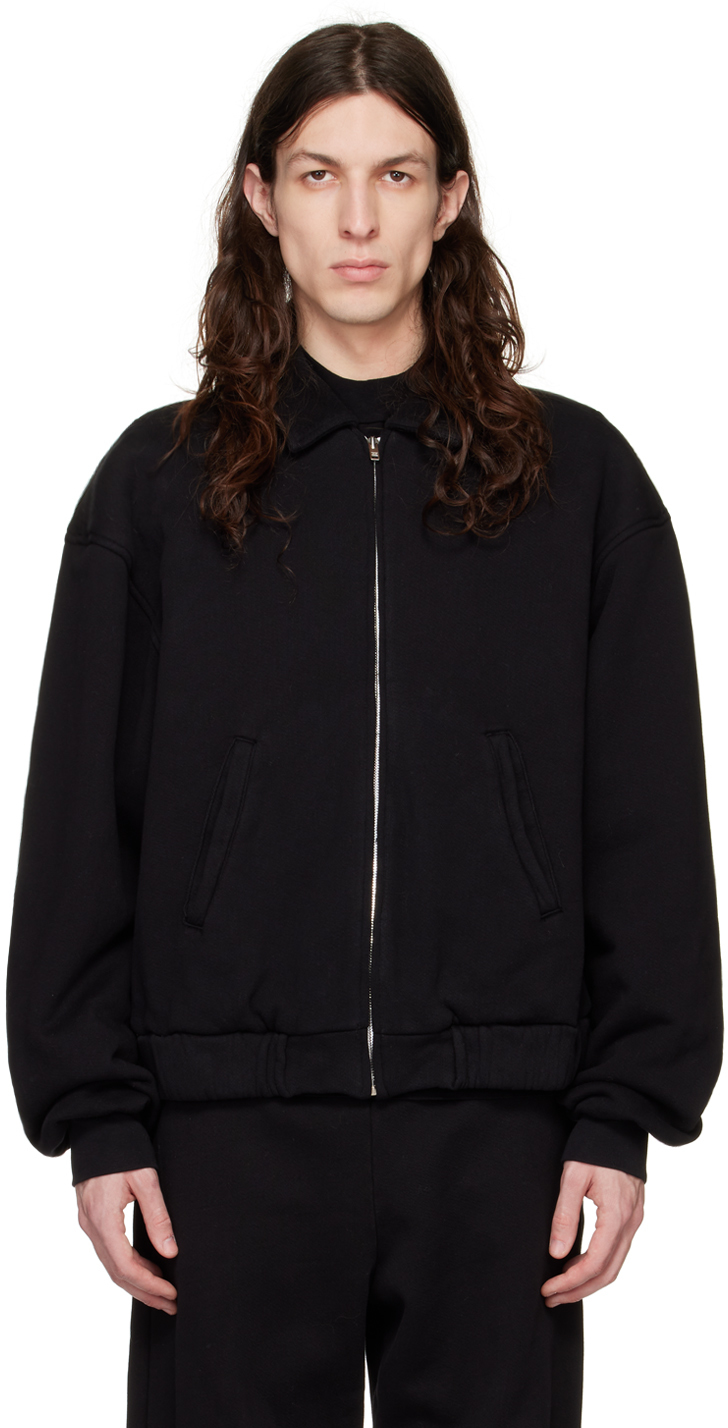 Les Tien: Black Oversized Jacket | SSENSE