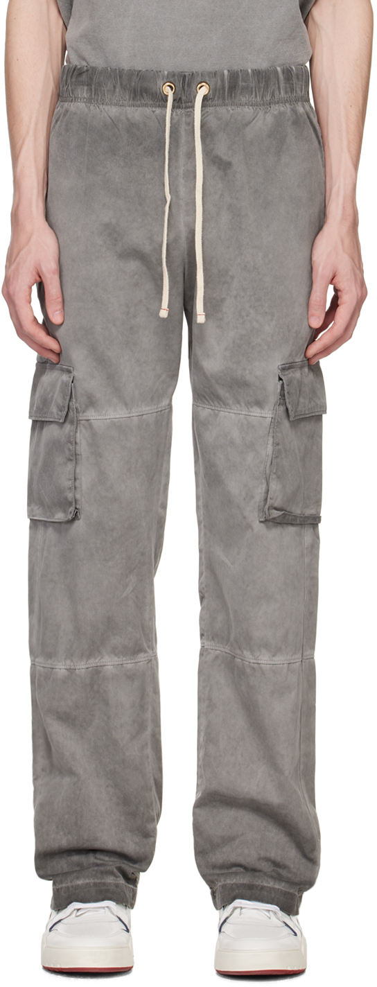 Les Tien: Gray Cargo Pants | SSENSE