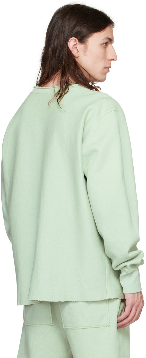 LES TIEN GREEN CREWNECK SWEATSHIRT 