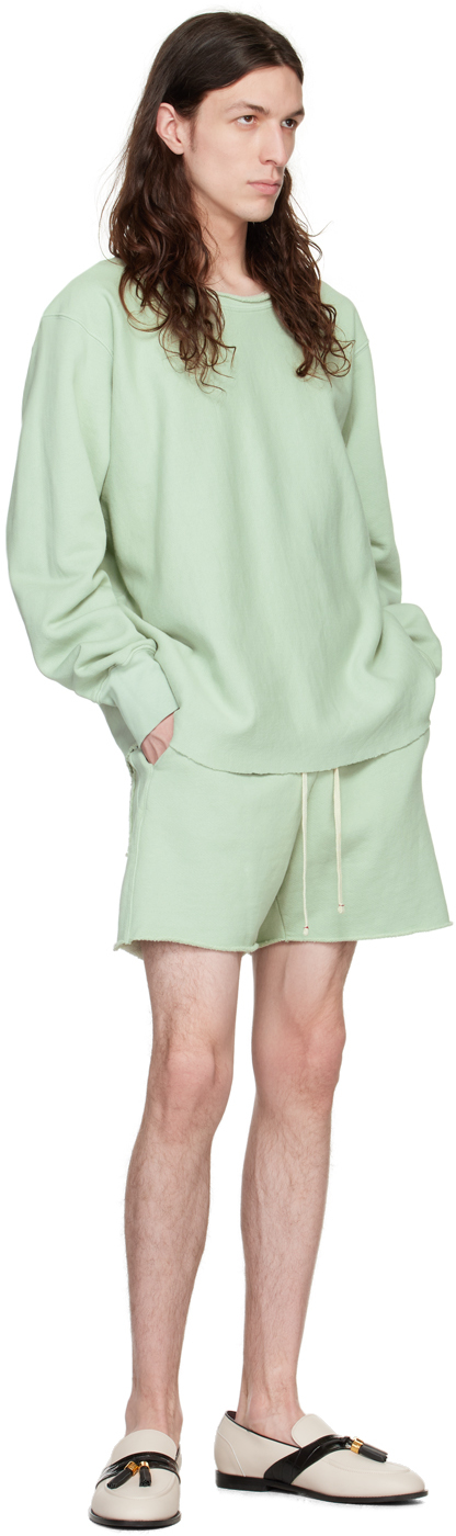 LES TIEN GREEN CREWNECK SWEATSHIRT 