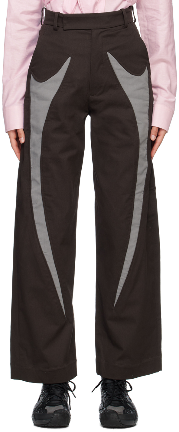 SSENSE Exclusive Black & Gray Sword Trousers