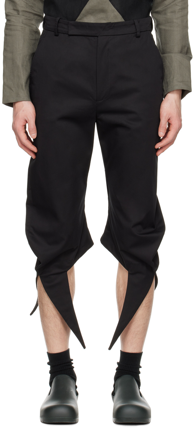 Strongthe Black Three-pocket Trousers | ModeSens