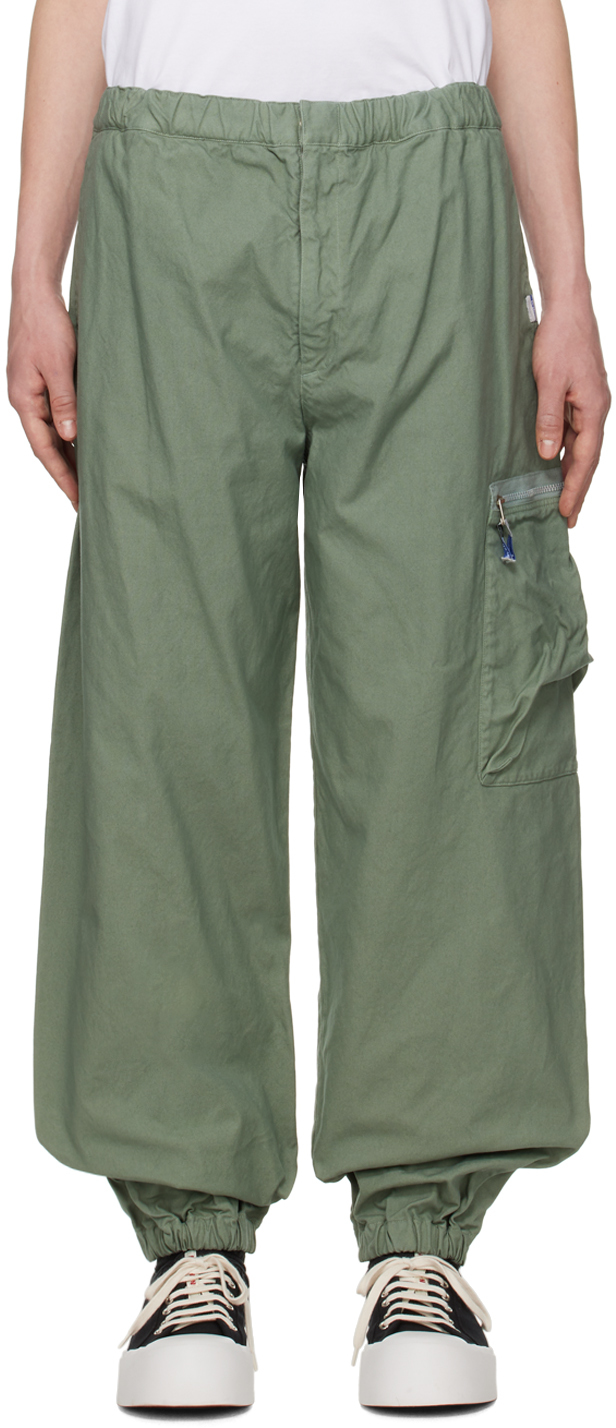 Miharayasuhiro Green Loose-fit Cargo Pants