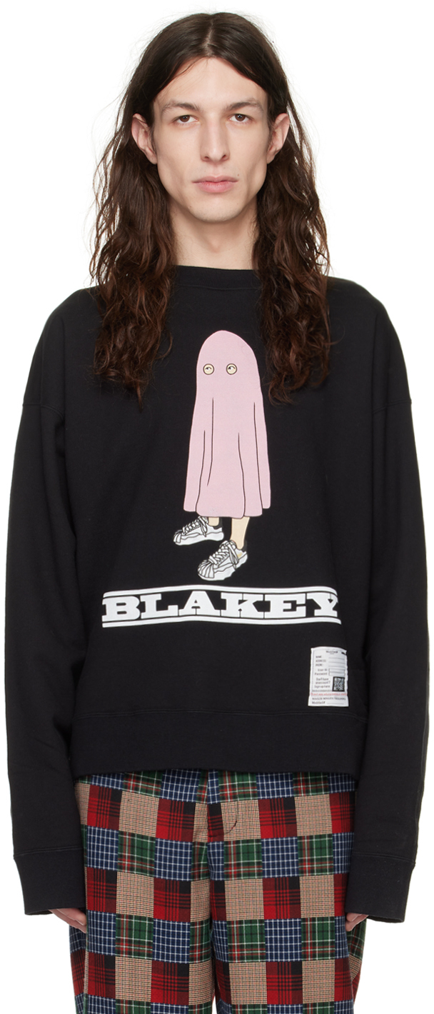 Miharayasuhiro: Black Blakey Sweatshirt | SSENSE UK