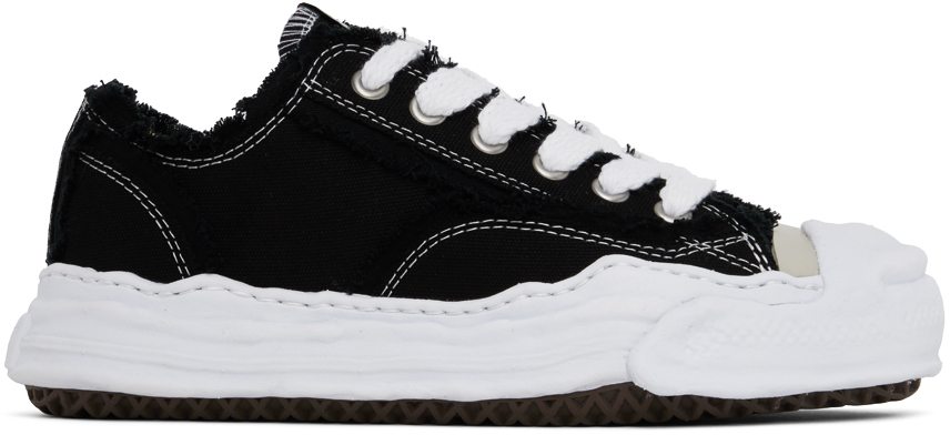 Miharayasuhiro Maison Mihara Yasuhiro Hank Low Original Sole Leather Low-top Sneaker Shoes In Black