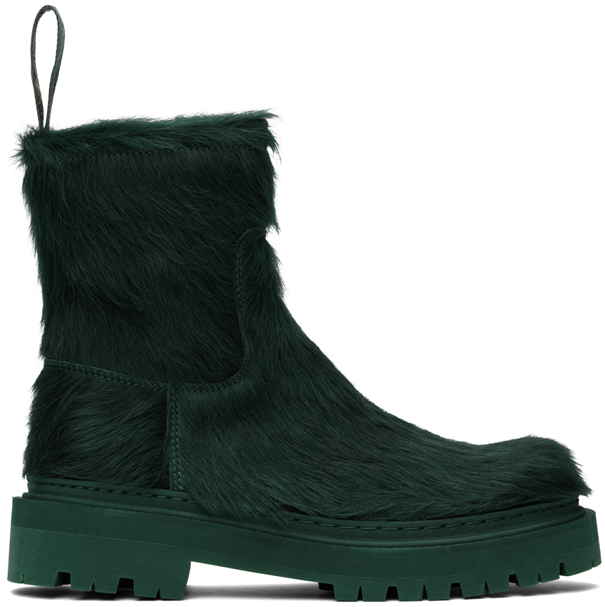 CAMPERLAB: Green Eki Boots | SSENSE UK