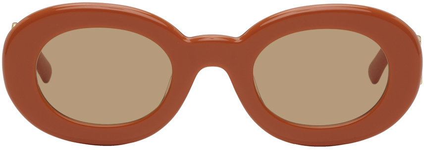 Jacquemus Orange Le Raphia 'Les Lunettes Pralu' Sunglasses