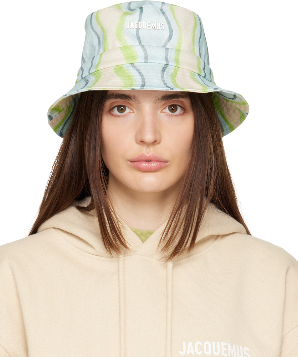 Jacquemus Chapeau De Plage Le Bob Gadjo Multicolore Le Raphia SSENSE France