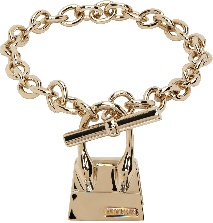 Jacquemus: Gold 'Le Bracelet Chiquito' Bracelet | SSENSE