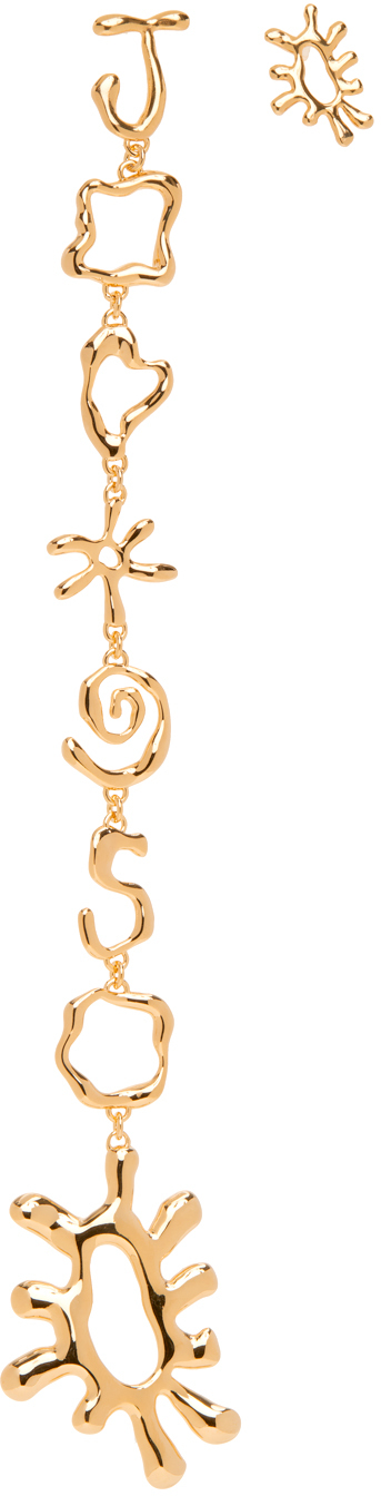 Jacquemus Gold 'Les Boucles Sol' Earrings