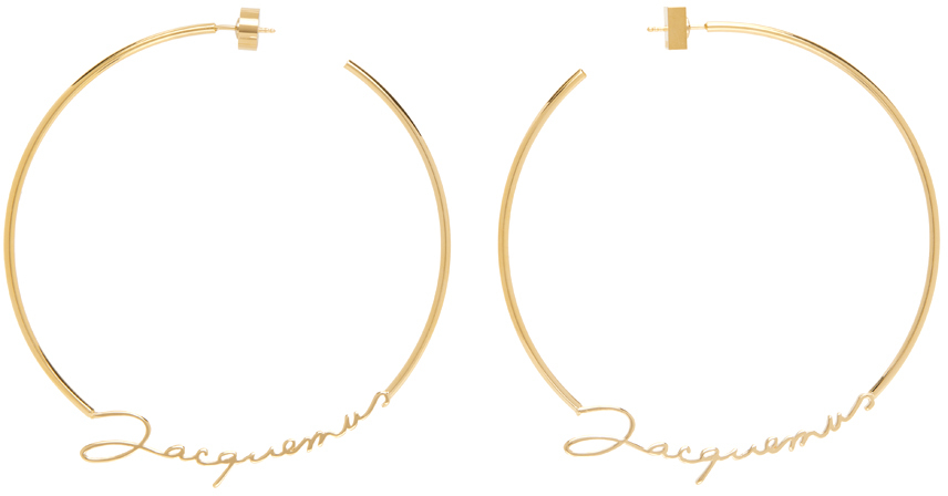 Jacquemus Gold 'Les Créoles Jacquemus' Earrings