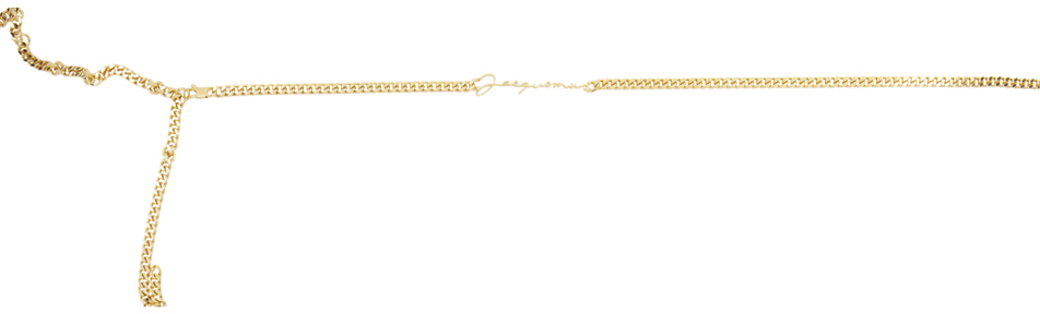 Jacquemus Gold Le Papier 'La ceinture Signature' Belt