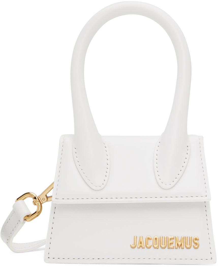 Jacquemus White Le Chiquito Mini Bag In 100 White