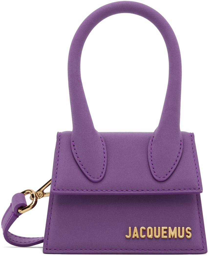 Monnier Paris JACQUEMUS Le Chiquito bag in Purple Leather - Wishupon