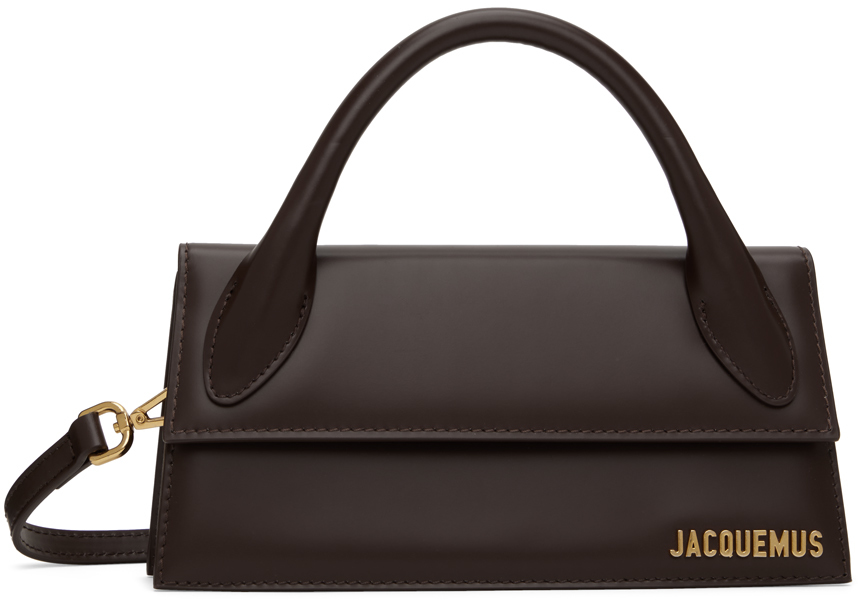 Jacquemus: Brown 'Le Chiquito Long' Bag | SSENSE