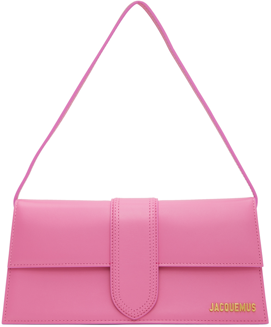 Jacquemus Pink Le Papier ‘le Bambino Long' Bag In 430 Pink
