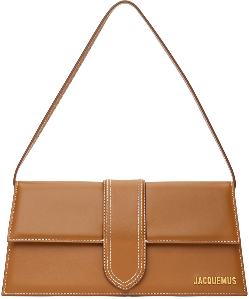 JACQUEMUS TAN LE PAPIER 'LE BAMBINO LONG' BAG
