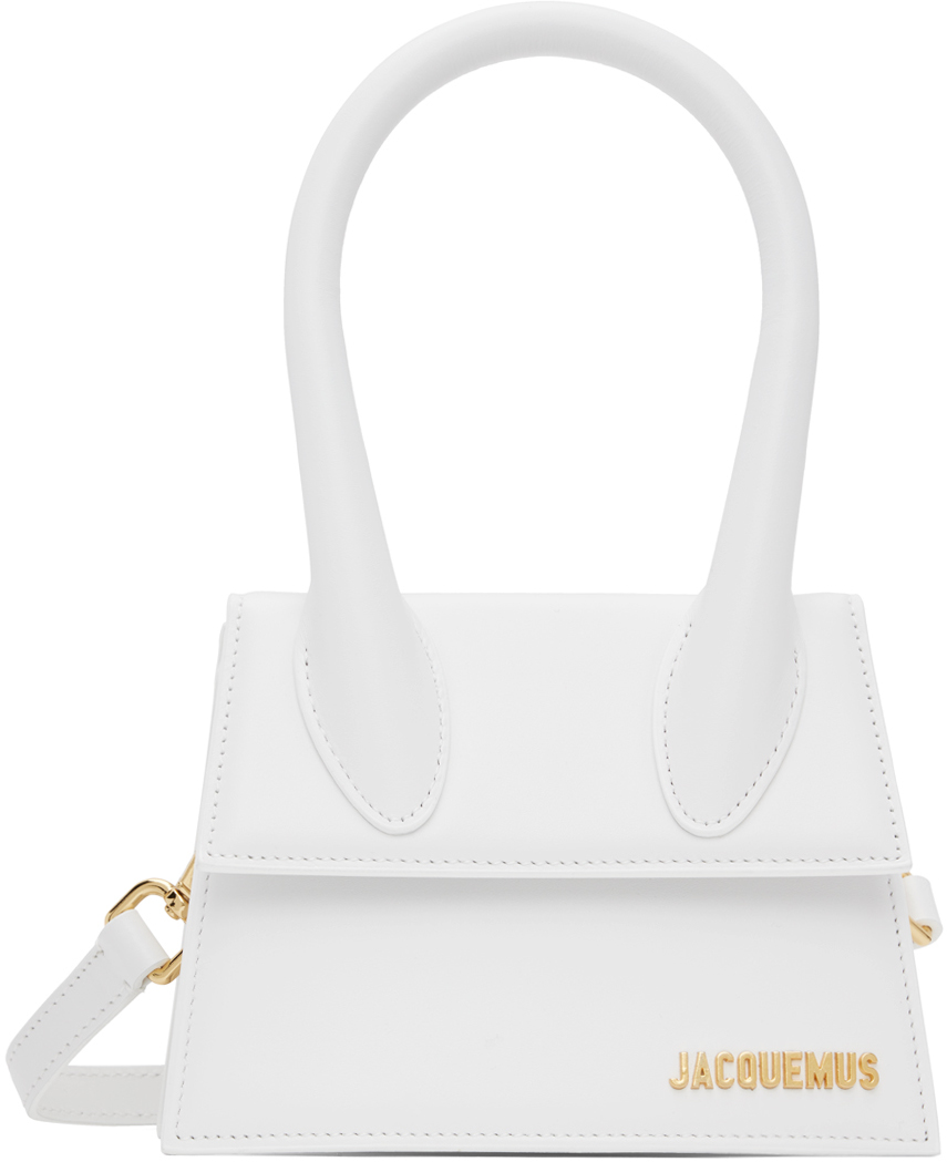 Jacquemus: White 'Le Chiquito Moyen' Bag | SSENSE