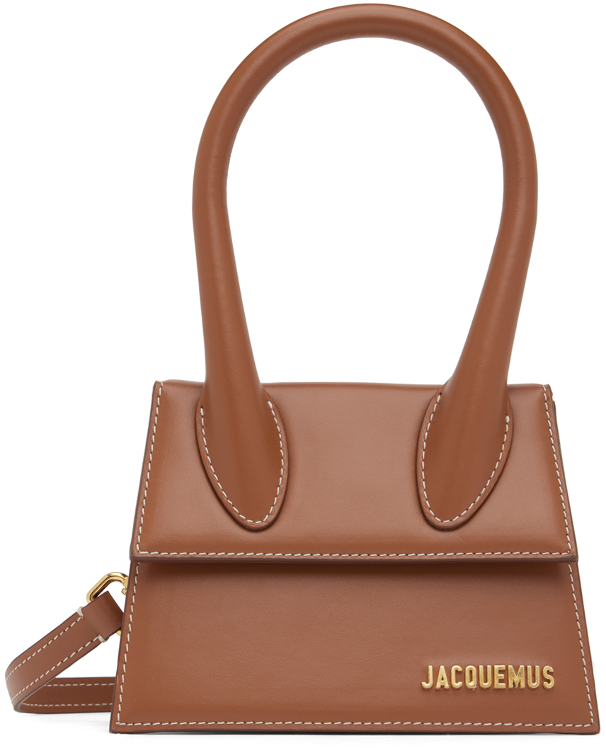 Jacquemus Brown Le Papier 'le Chiquito Moyen' Bag In 810 Light Brown