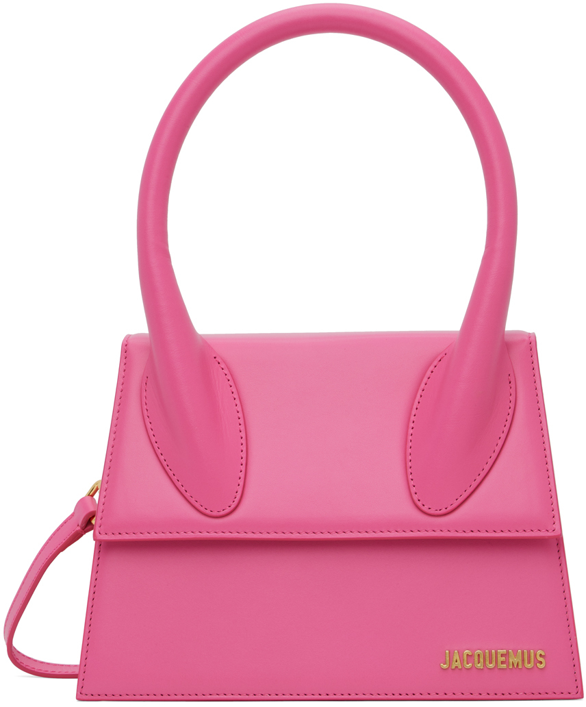 Jacquemus Pink Le Papier 'le Grand Chiquito' Bag In 430 Pink
