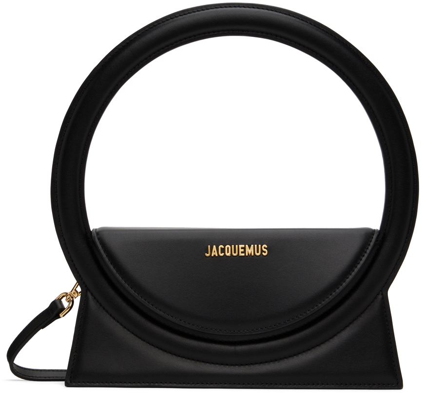 Jacquemus Black Le Papier 'Le Sac Rond' Bag