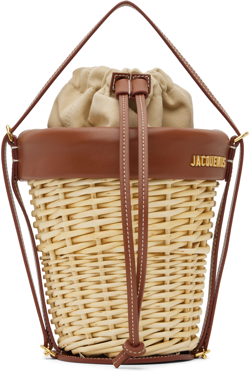 Jacquemus Le Panier Seau Shoulder Bag In Brown