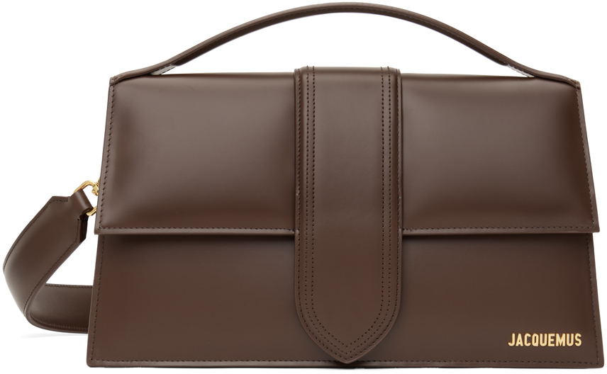 Jacquemus | Le Bambino Leather Top Handle Bag | Brown Tu