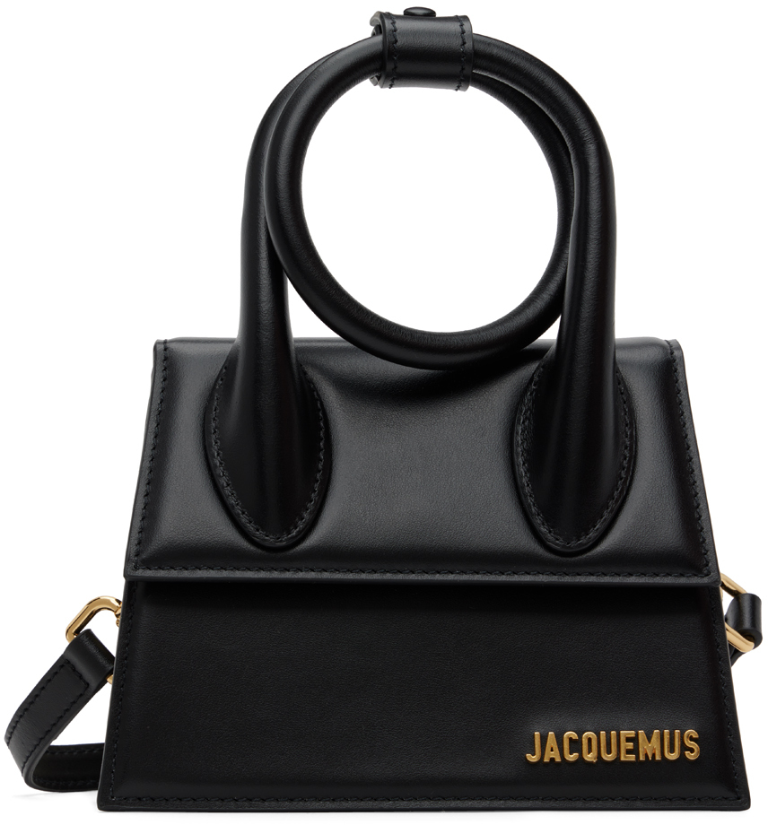 Jacquemus: Black 'Le Chiquito Nœud' Bag | SSENSE