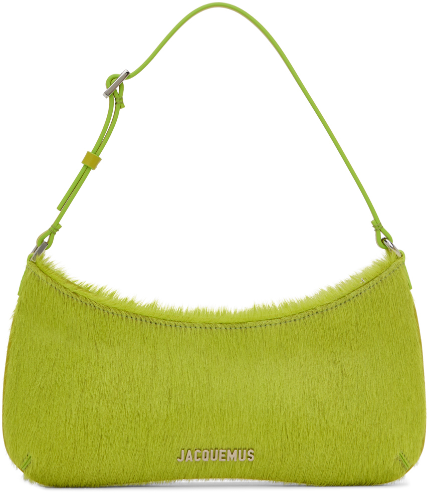 Green Le Raphia 'Le Bisou' Bag