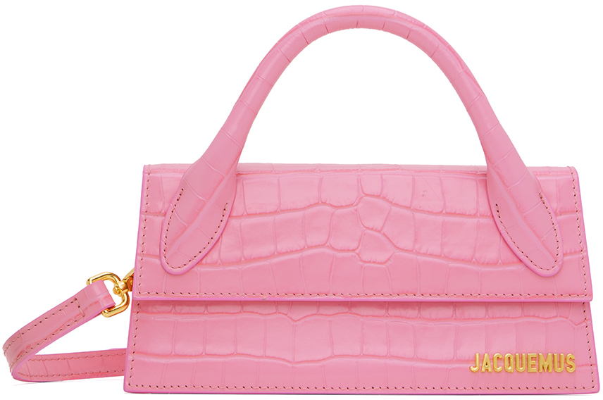 Jacquemus Pink 'Le Chiquito Long' Bag