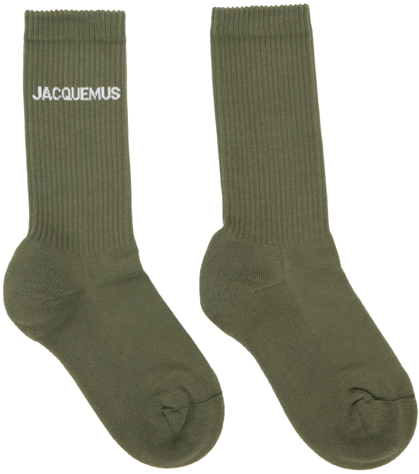 Jacquemus Khaki 'Les Chaussettes Jacquemus' Socks