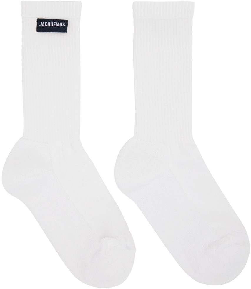 Jacquemus White Le Papier 'Les Chaussettes À L'Envers' Socks