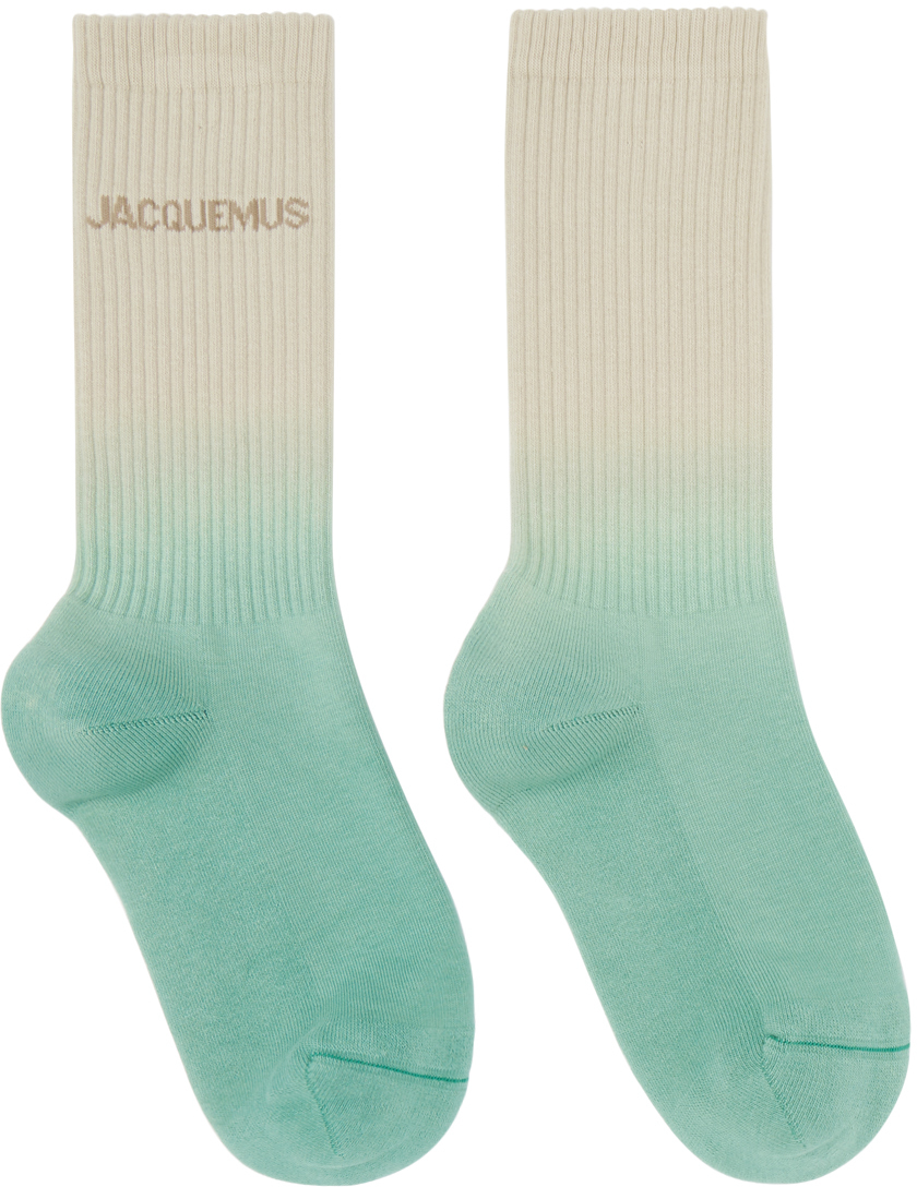 Jacquemus Les Chaussettes Moisson Socks In Multi,beige
