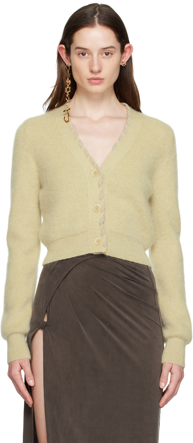 Green 'Le Cardigan Lazo' Cardigan by JACQUEMUS on Sale