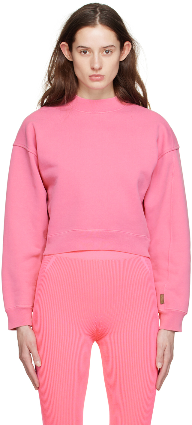 Jacquemus Pink 'Le Sweatshirt Corto' Sweatshirt