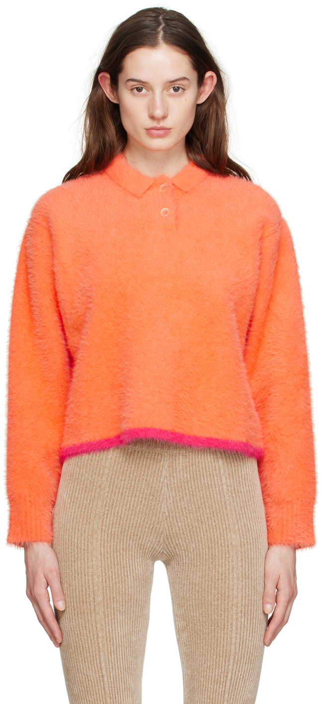 ア*ス様 JACQUEMUS LE POLO NEVE KNITS Le Polo Neve polo sweater in green - Jacquemus | Mytheresa