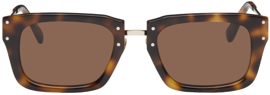 Jacquemus: Le Raphiaコレクション トータスシェル Les Lunettes Soli