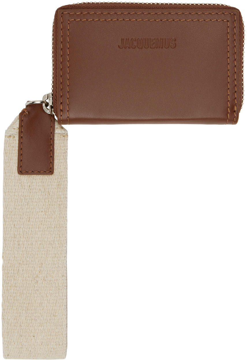 Jacquemus: Brown Le Papier 'Le Porte Rectangle' Wallet