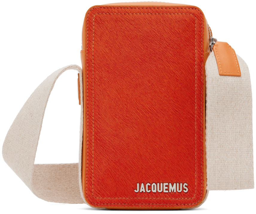 Jacquemus Le Cuerda Vertical Crossbody Bag In Orange