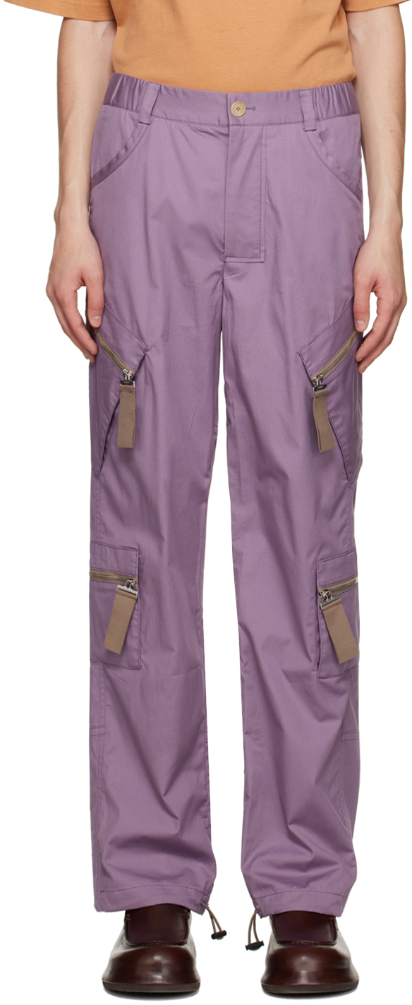 Jacquemus Navy 'Le Pantalon Pêche' Cargo Pants Jacquemus