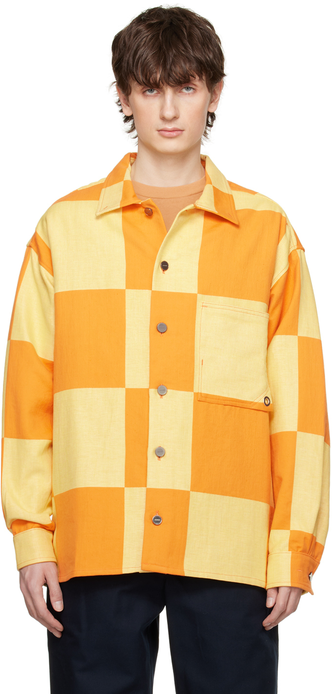 Yellow Le Raphia 'La Surchemise Tecido' Shirt