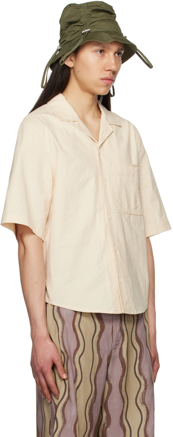 Jacquemus La Chemise Cordao In 110 Off-white
