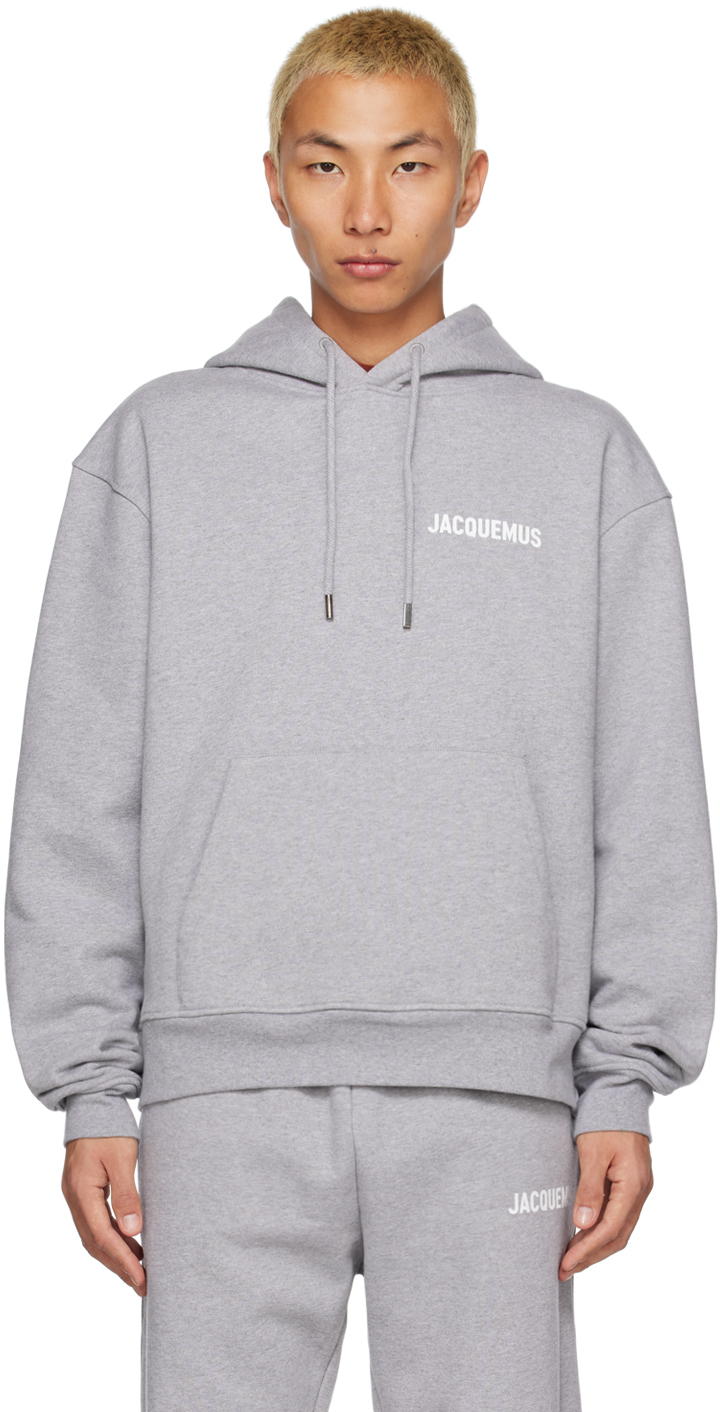 Jacquemus Gray 'Le Sweatshirt Jacquemus' Hoodie