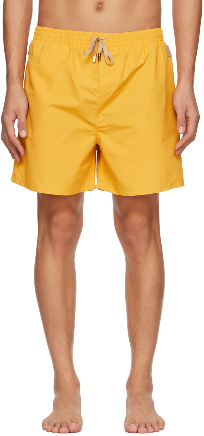 Jacquemus Le Maillot Praia Swimsuit In Yellow