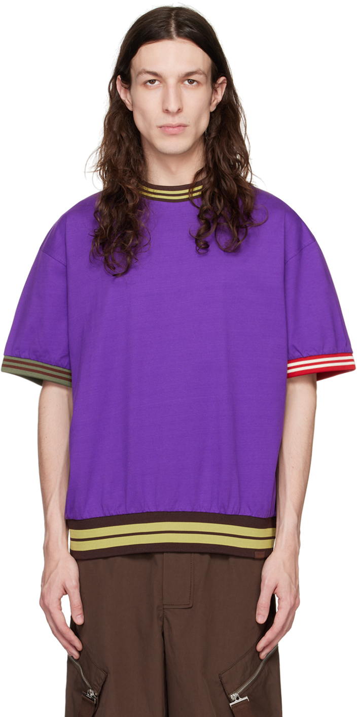 Purple 'Le T-Shirt Joga' T-Shirt