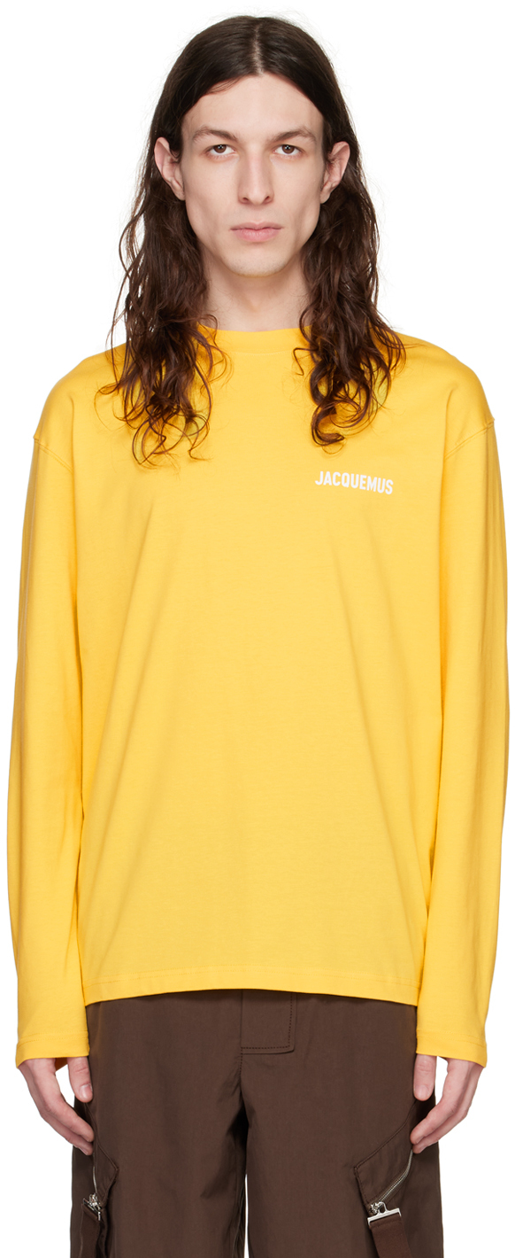 Jacquemus Yellow ' Le T-Shirt Manches Longues' T-Shirt