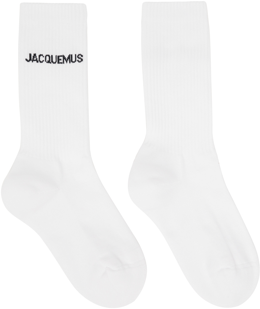 Jacquemus White Le Papier 'Les Chaussettes À L'Envers' Socks